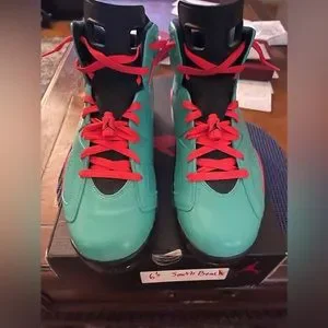 Custom Jordan 6 retro , south beach  10.5 Jordan 6 Rings Men main image 4